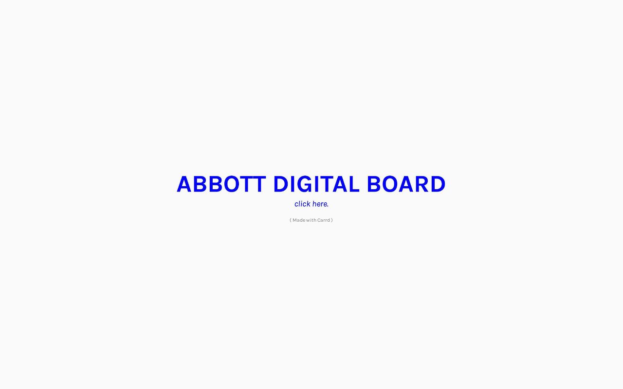 Carrd profile picture for @abbott